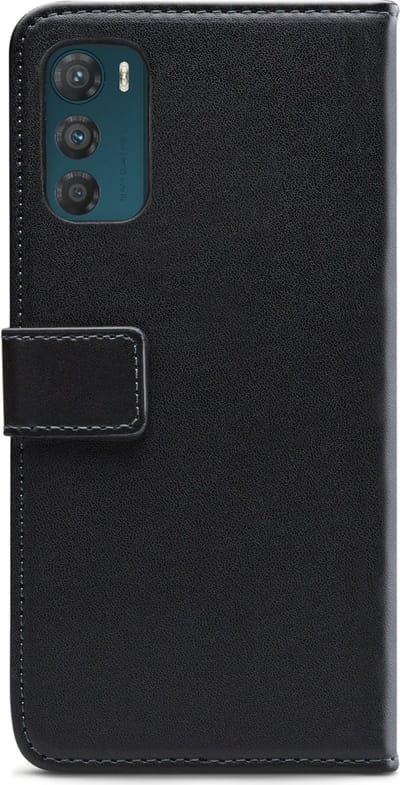 Mobilize Telefoonhoesje geschikt voor Motorola Moto G42 Hoesje | Mobilize Classic Gelly Wallet Bookcase Portemonnee | Pasjeshouder voor 2 Pasjes | Telefoonhoesje voor Pinpas / OV Kaart / Rijbewijs - Zwart