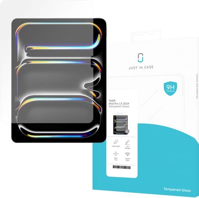 Just in Case screenprotector geschikt voor iPad Pro 13 (2025 / 2024) M5 / M4 - Screenprotector Tablet Glas - 2 Stuks