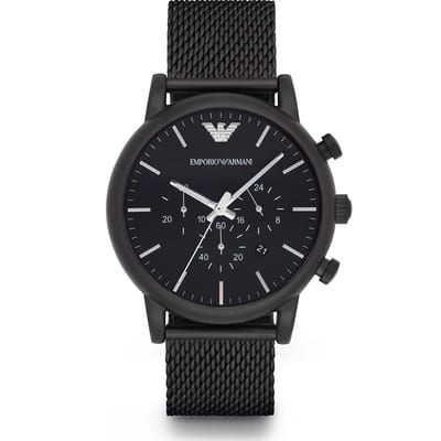 Emporio Armani Horloge AR1968 Zwart