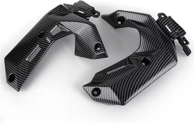 Motorfiets Kuipdelen - Zijpanelen Afdekking - Motor Beschermen - Robuust ABS Materiaal - 1 Paar - Zwart