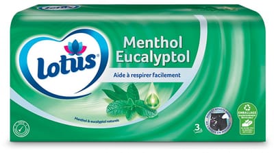 Lotus Menthol Eucalyptol Doos van 72 Zakdoekjes
