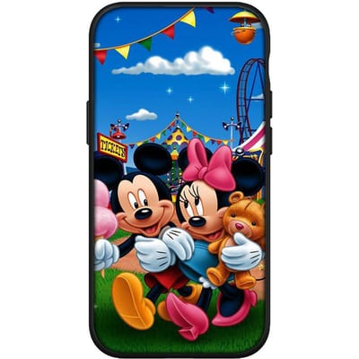 Hoesje voor iPhone 15 14 Xiaomi Redmi Note 13 12 11 Pro Max X 8 7 9 XR Samsung Galaxy S24 S23 A05 OPPO A15 Huawei Minnie Cartoon Mickey Schattige Muis Hoesje for iPhone XR