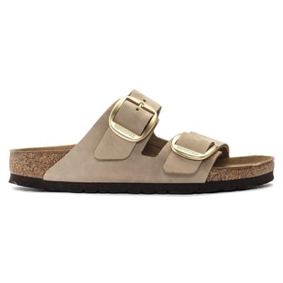 Dames muiltjes Birkenstock Arizona Big Buckle Nubuck Leather