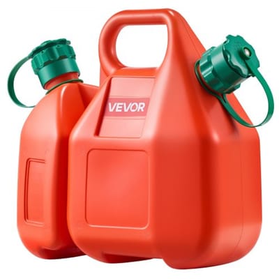 VEVOR Brandstofbus, 6l Brandstoftank Met Schenktuit en 1,9l Extra Oliereservoir, Max. Debiet 5,5l/Min, Vloeistofcontainer voor De Meeste Auto'S, Motoren, Atv'S en Utv'S