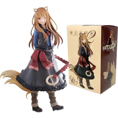 Nouvelles Figurine Jouets Anime Spice And Wolf 17cm Holo Poupée d'Action Figurine Filles Mignonnes Modèle en PVC Jouet Pour Enfants Cadeaux d'Anniversaire En Stock