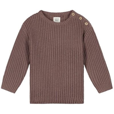 Sweet Petit peuter trui Charlie Dark Mud Brown 74 heren
