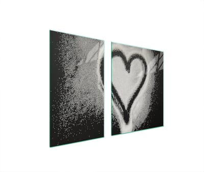 TMK ArtDeko - Snijplank - 100x52 cm - Hartvormig - Veilig