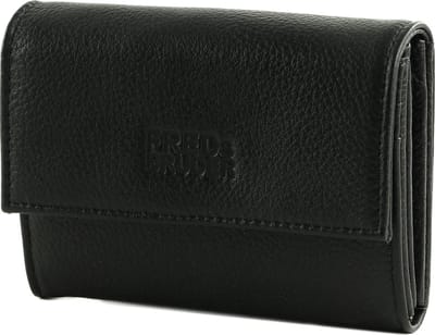 FREDsBRUDER Leren Portemonnee Sha Na Na Wallet Black Zwart