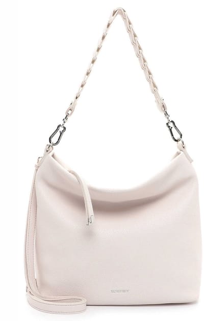 SURI FREY Schoudertas SFY Freddy Hobo Bag Ecru Crème