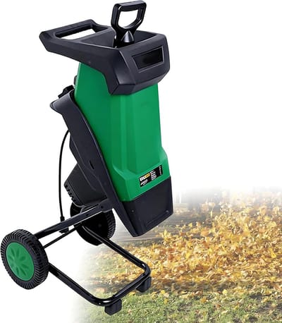 Elektrische Houtversnipperaar - Takkenversnipperaar Tuin - Tuinafval Verwerken - 40mm Snijcapaciteit - 64x64x64 cm