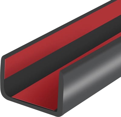 Zelfklevende rubberen randstrip voor bescherming van multiplex - Flexibele meubelreparatie, EPDM-materiaal, 6 meter