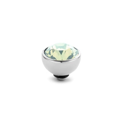 Melano Twisted Basic CZ Steentje Chrysolite | Zilver