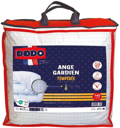 Vente-unique Dekbed DODO totale bescherming tegen huismijt - 140 x 200 cm - Vezels Volupt’air® ANGE GARDIEN