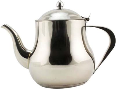 Ferveo | Zana Theepot - Zilver - RVS - 2.0 Liter - Marokkaanse Theepot - Inductie geschikt