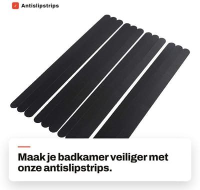 Dailygoods- Antislipstrips Veiligheid - Antislipstrip - Zelfklevende Stickers - Douche Stickers - Badstickers - 12 Stuks 14,96 x 0,78 Inch