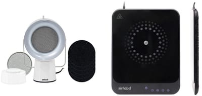 AirHood Original Ivory White Wired Inductie Combi Pack | Mobiele en draagbare afzuigkap + inductieplaat