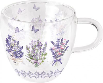 dubbelwandig-theeglas-lovely lavender-zomer-Ambiente-kado-cadeautip