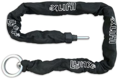 Lynx Fietsslot - ART2 - 120cm - Insteekketting voor ringslot - MBT4251 - Zwart