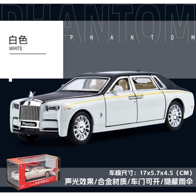 1:32 Rolls Royce Phantom Viii Luxe Sedan Legering Spuitgietmodel Auto Simulatie Voertuig Huis Trendy Ornamenten En Computer Bureau