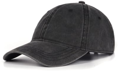 XL/XXL Gewassen katoenen honkbalpet, grote, met pigment geverfde hardlooppet, grote vintage sportpet, geschikt voor buiten, golf en tennis, XL/XXL-formaat