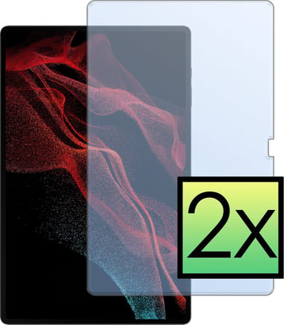 Screenprotector - 2 Stuks - Geschikt voor Samsung Galaxy Tab S10 Ultra - Extra Sterk - Beschermglas - Gehard Glas - Tempered Glass - Screen Protector - Bescherm Cover