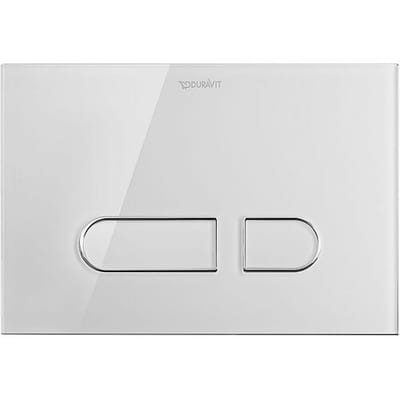 Duravit DuraSystem actuator plate A1 for WC, glass WD5002012000