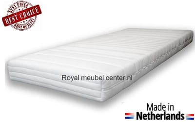 Actie matras 70x 150 x10 cm met anti-allergische wasbare hoes. Royalmeubelcenter.nl ®