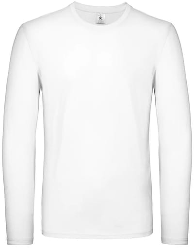 T-shirt met lange mouwen B&C E150