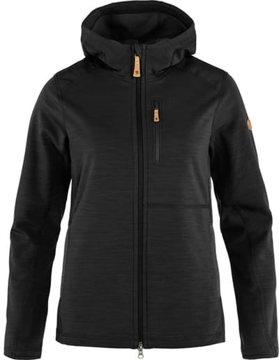 Vest Fjällräven Women Keb Fleece Hoodie Black-L