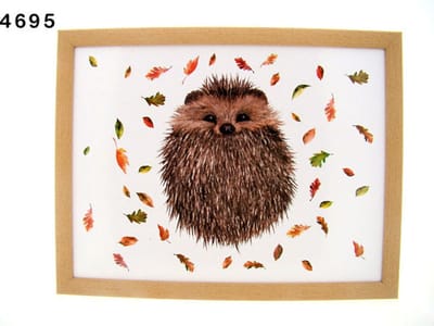 Leonardo Collection schootkussen egel, 44 x 34 x 8 cm