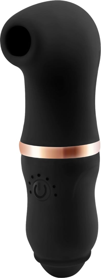 Cupitoys® Luchtdruk vibrator - 12,8cm - Zwart - 7 standen - Vibrators voor vrouwen en mannen - Sex toys voor vrouwen en mannen