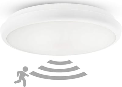 LED Plafondlamp met Bewegingssensor 360° voor Binnen en Buiten - 21W 2000 lm IP54