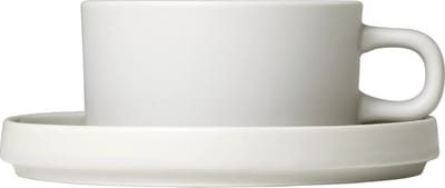 Blomus PILAR Kopjes en Schotel - 170 ml - Moonbeam - 2 stuks