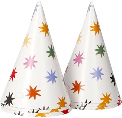 Folat - Feesthoedjes - Starburst (6 stuks)