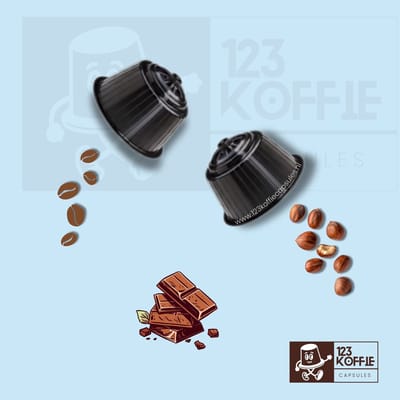 Hazelnoot koffie capsules Nespresso 10 stuks Sandemetrio Nocciolino