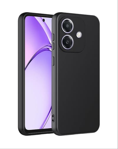 Casemania Hoesje Geschikt voor Oppo A40 / A40m / A60 5G - Zwart - Siliconen Back Cover