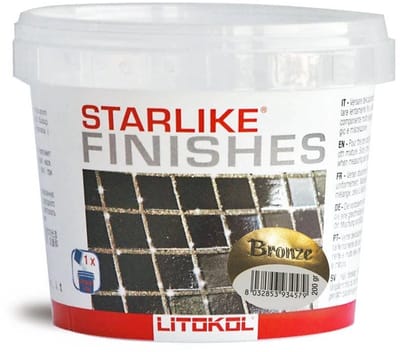 Kleureffect Bronze Litokol STARLIKE® Finishes 100 gram voor 2,5 kg
