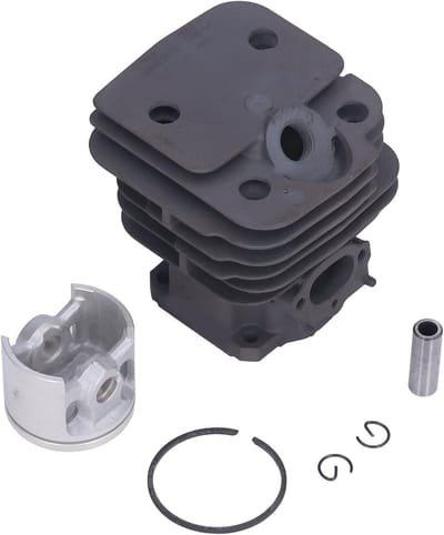 Oliecilinder Set - Kettingzaag Onderdelen - Onderhoud Kettingzaag - Efficiënte Koeling - 44 mm - Zilver