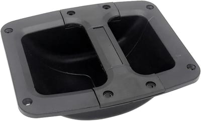 Luidspreker Handvatten - Kast Accessoires - Audio Installatie - Duurzaam ABS Materiaal - 197x172x63 mm - Zwart