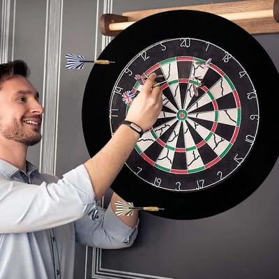 Dartbord Surround Beschermring Blauw voor 45 cm Dartborden | Muurbescherming Dartsport