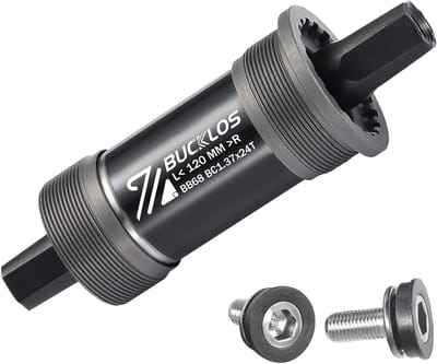 Fiets Trapas - Bovenas Onderdeel - Fiets Onderhoud - Waterdicht Lager - 68-120mm - Zwart