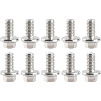 10 stuks M8 roestvrijstalen SS304 zeskantflensschroeven met dopkop en ringbouten