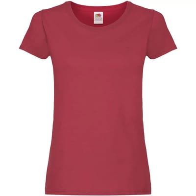 Dames-T-shirt Fruit of the Loom Original