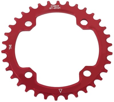 Kettingblad Set voor Mountainbike, 32/34/36/38T BCD 104, Stalen Enkelvoudige Crank, Vervangingsonderdelen voor Fietsen