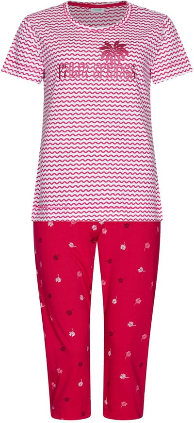 MyRebelle - Pyjama - Palm Springs - Bio Katoen - Roze - Maat 36
