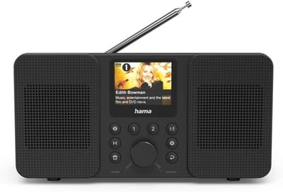 Digitale Radio - Internetradio DAB+ - Muziek Streamen - App Bediening - 23.5x8x12.5cm - Zwart