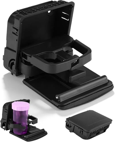 Cup Holder voor MK5 en MK6 RABBIT - Achterste Middenconsole Accessoire voor Drankjes en Organisatie
