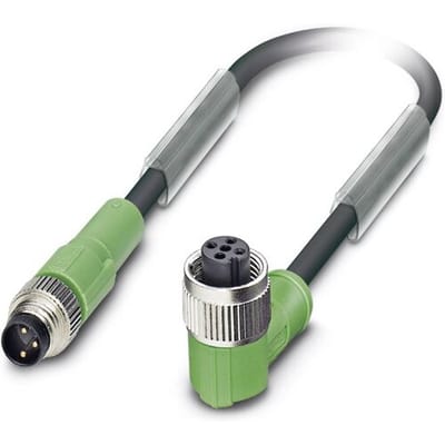 Phoenix Contact 1682346 Sensor/actuator connector, geassembleerd M12 Aantal polen (sensoren): 3 Stekker, recht, Bus, haaks 30.00 cm 1 stuk(s)