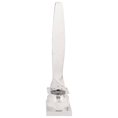 vidaXL - Sculptuur - zilver - 26 - x - 26 - x - 110 - cm - Aluminium