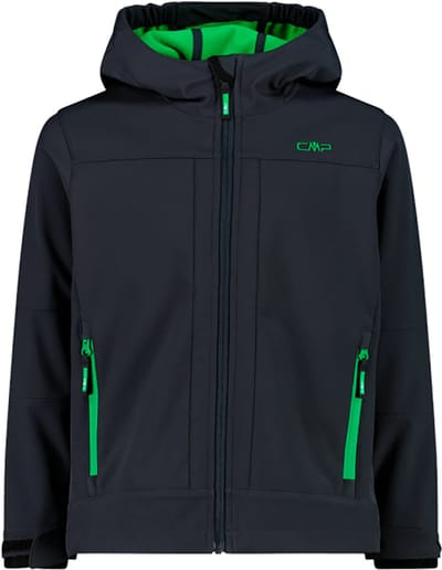 Cmp Fix Hood 3a00094 Softshelljack Grijs 8 Years Kinderen
